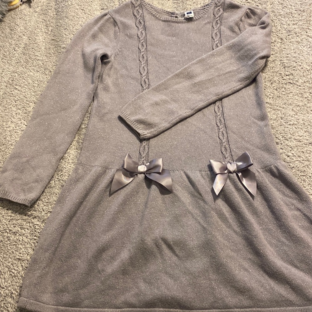 Janie & Jack Sparkling sweater dress